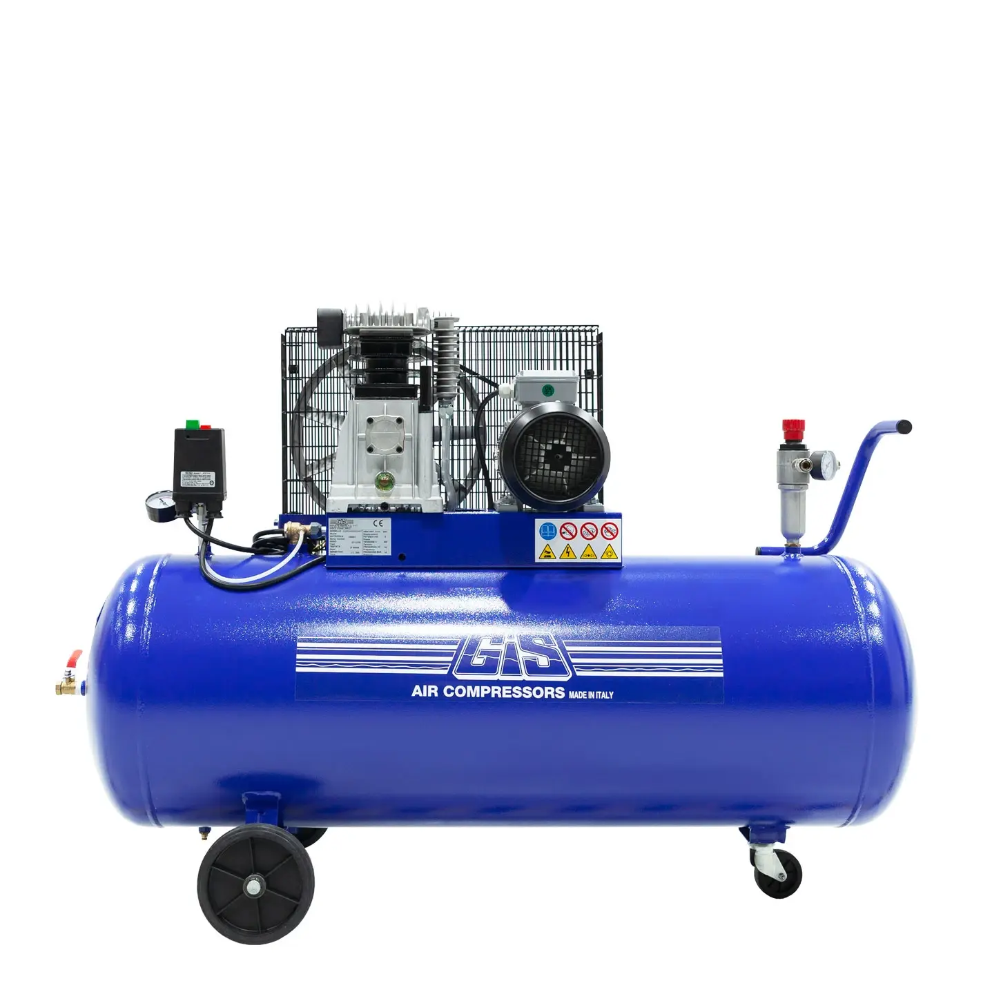 Compresor aer GIS 200 litri - 380v - 500 l/min (cod: AF023)
