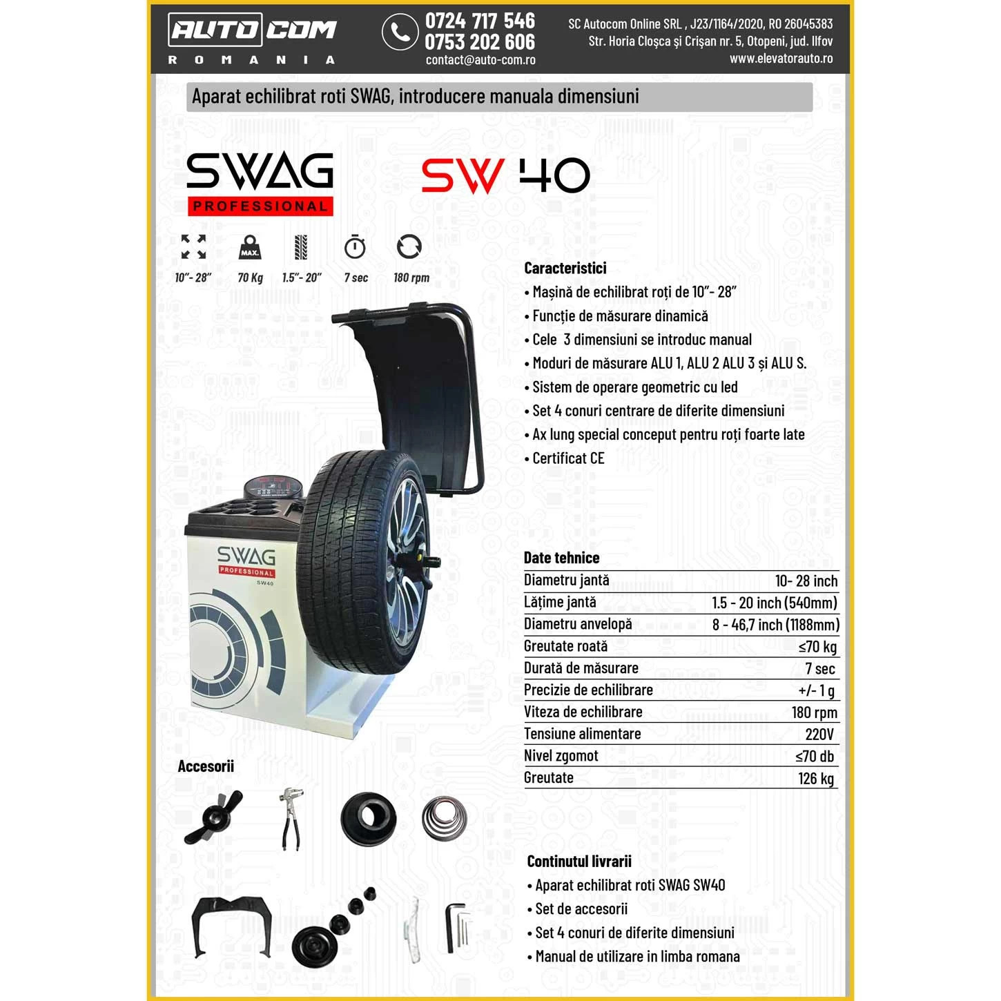 Pachet vulcanizare 24 inch SWAG TOP START 1