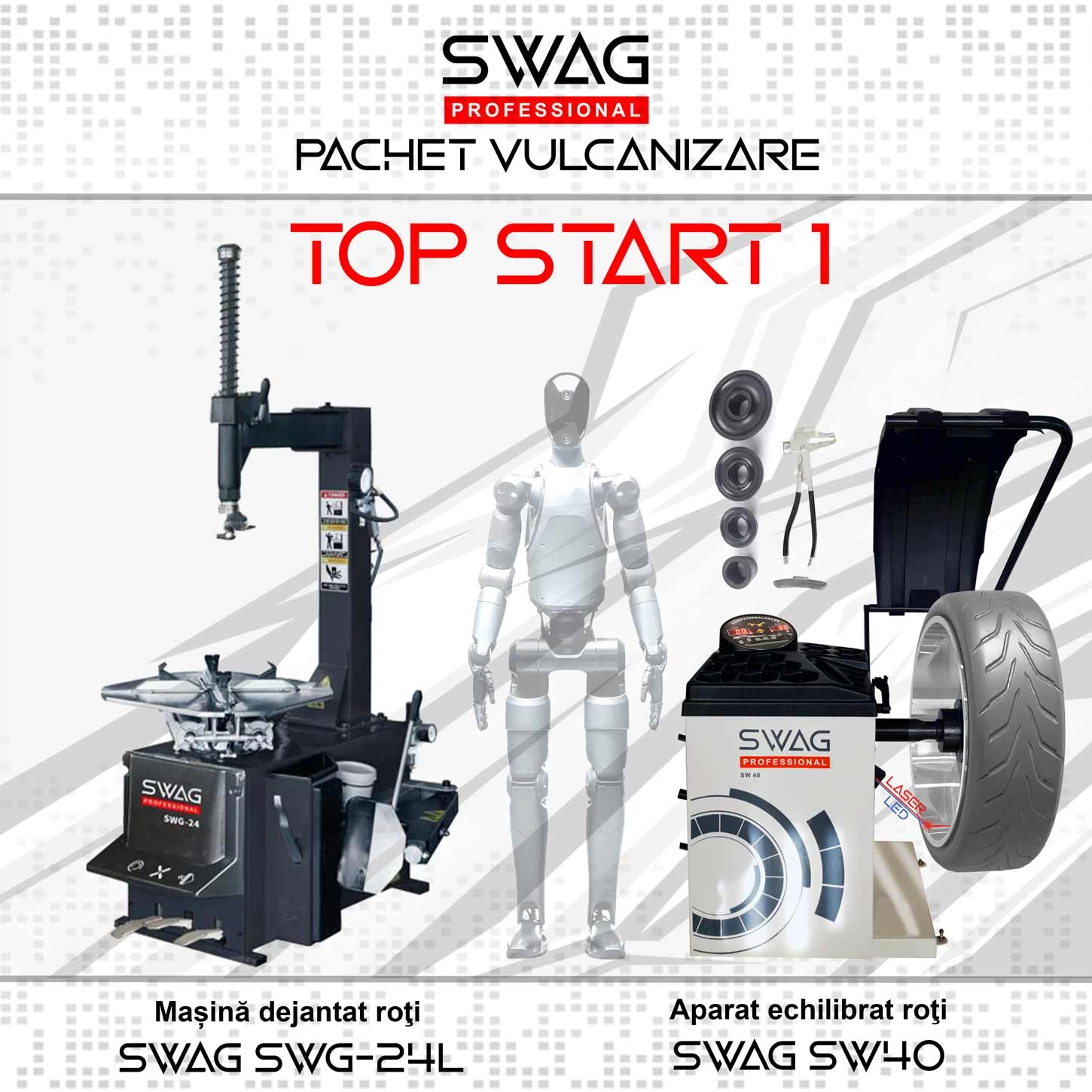 Pachet vulcanizare 24 inch SWAG TOP START 1