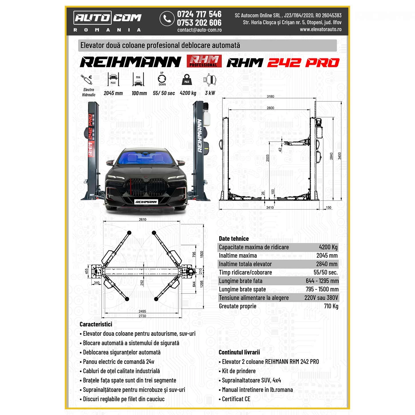 REIHMANN RHM 242 PRO 4200 Kg