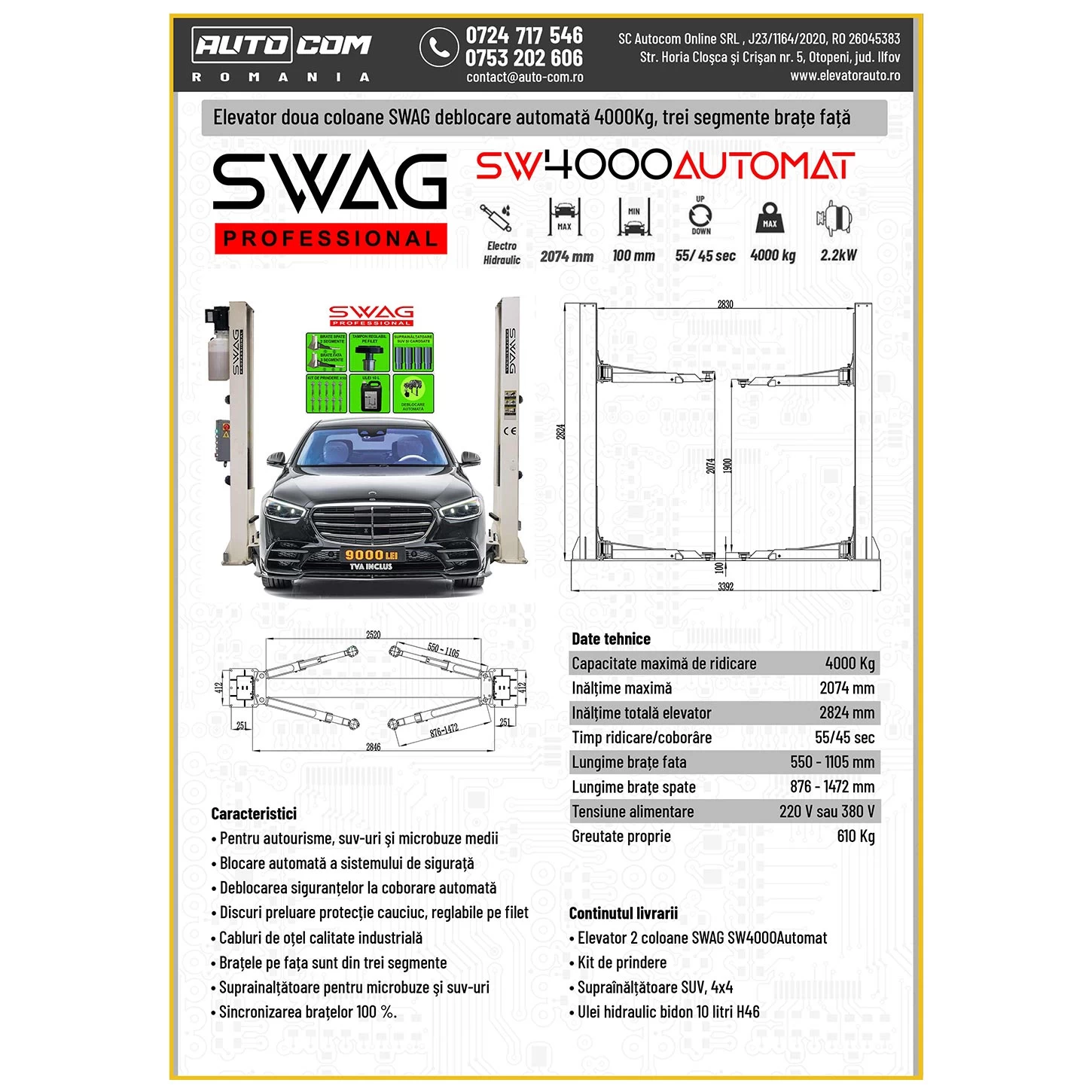 SWAG 4000 Kg Automat